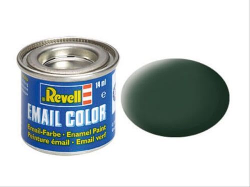 Revell Modellbau - Email Color Dunkelgrün, matt 14 ml