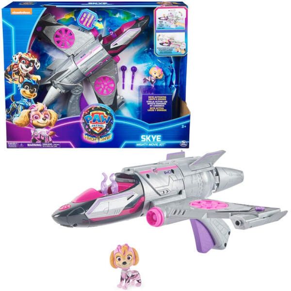 Spin Master Paw Patrol Movie II - Skyes Deluxe Jet-Flieger