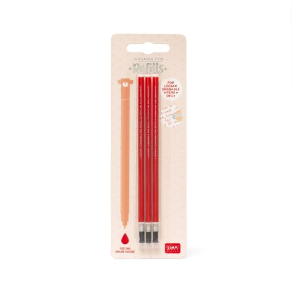Erasable Pen Refills - Ersatzmine für löschbaren Gelstift RED