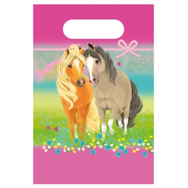 amscan® Pretty Pony - 8 Partytüten, Papier