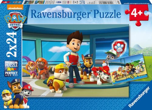 Ravensburger® Puzzle - Paw Patrol Hilfsbereite Spürnasen, 2x24 Teile