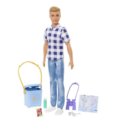 Barbie® Abenteuer zu zweit - Ken Camping-Puppe und Zubehör