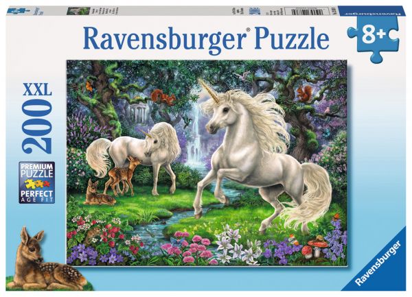 Ravensburger® Puzzle - Geheimnisvolle Einhörner 200T XXL