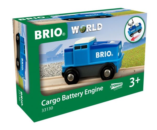 BRIO® World - Blaue Batterie Frachtlok