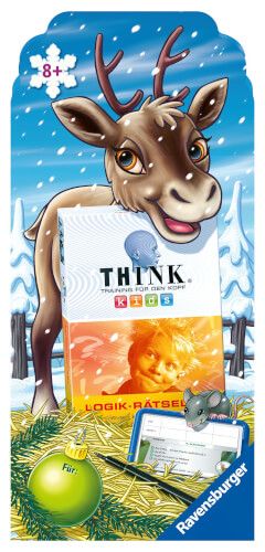 Ravensburger® Spiele - THINK® Kids Logik-Rätsel Weihnachten