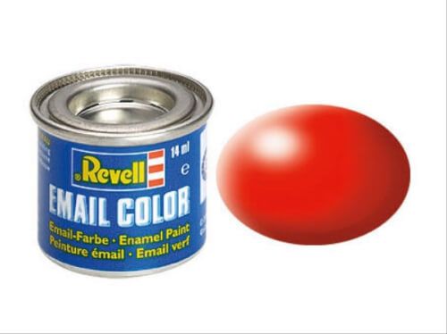 Revell Modellbau - Email Color Leuchtrot, seidenmatt 14 ml