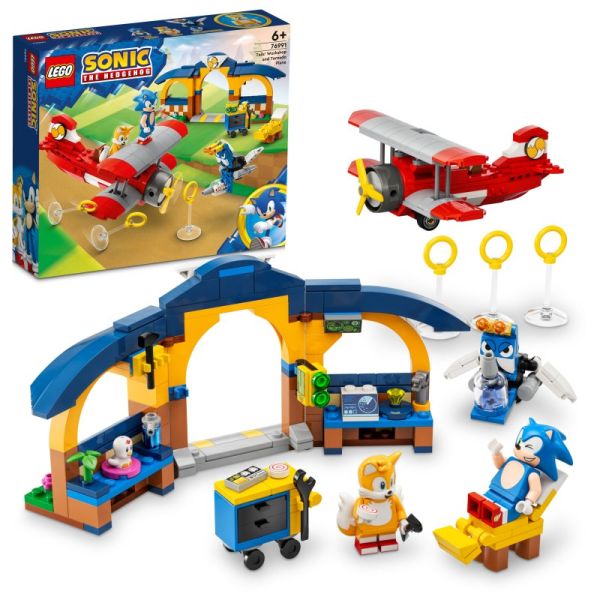 LEGO® Sonic the Hedgehog™ - Tails‘ Tornadoflieger mit Werkstatt