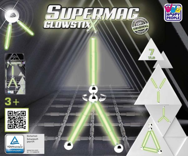 SUPERMAG® - Glowstixx, 7-teilig