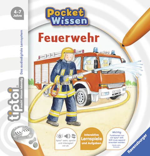 Ravensburger® tiptoi® Pocket Wissen - Feuerwehr