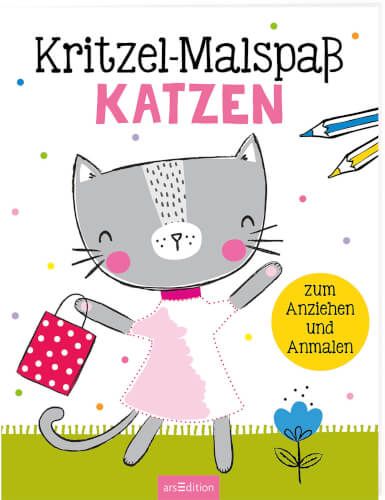 ars Edition - Kritzel-Malspaß Katzen