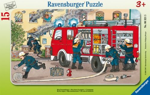Ravensburger® Puzzle - Feuerwehrauto, 15 Teile
