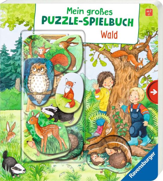 Ravensburger® Bücher - Mein großes Puzzle-Spielbuch: Wald