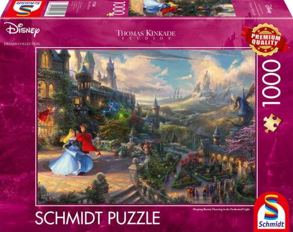 Schmidt Spiele Premium Puzzle - Sleeping Beauty Dancing, 1000 Teile