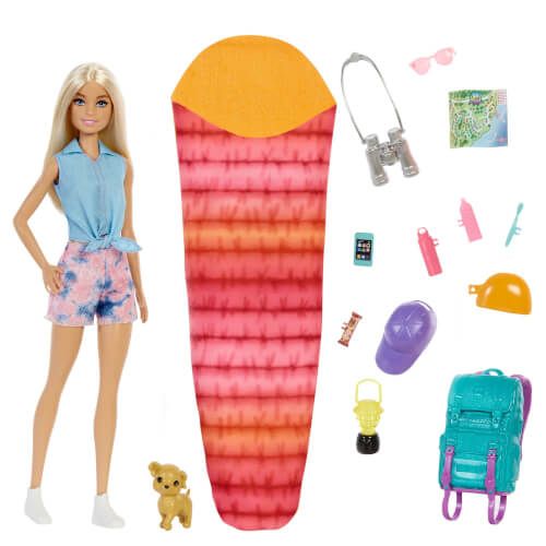 Barbie® ''It takes two! Camping'' - Malibu Puppe mit Hund & Zubehör
