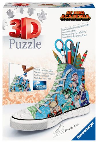 Ravensburger® 3D Puzzle - Sneaker My Hero Academia Praktischer Stiftehalter, 108 Teile