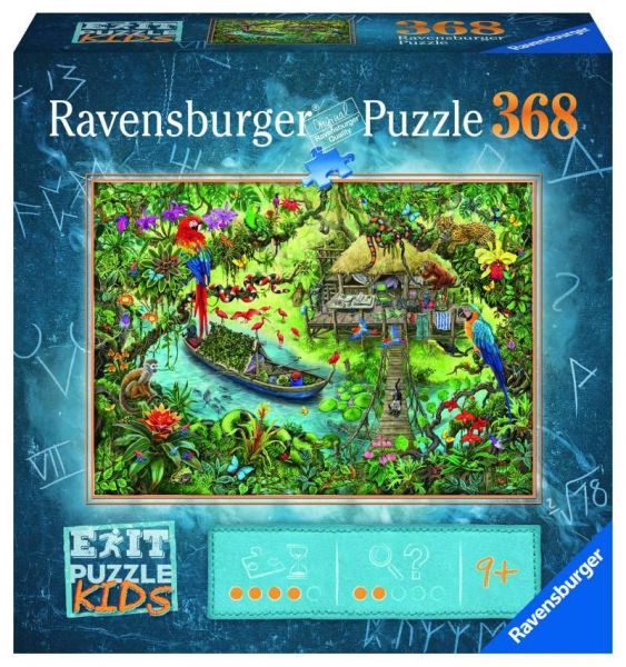 Ravensburger® Puzzle EXIT KIDS - Dschungelexpedition, 368 Teile