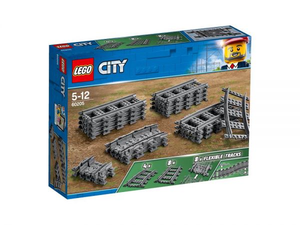 LEGO® City - Schienen, 20-teilig
