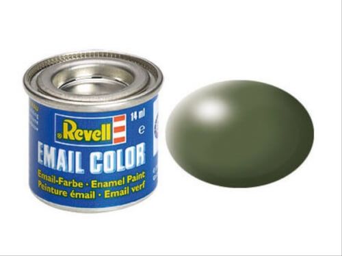 Revell Modellbau - Email Color Olivgrün, seidenmatt 14 ml